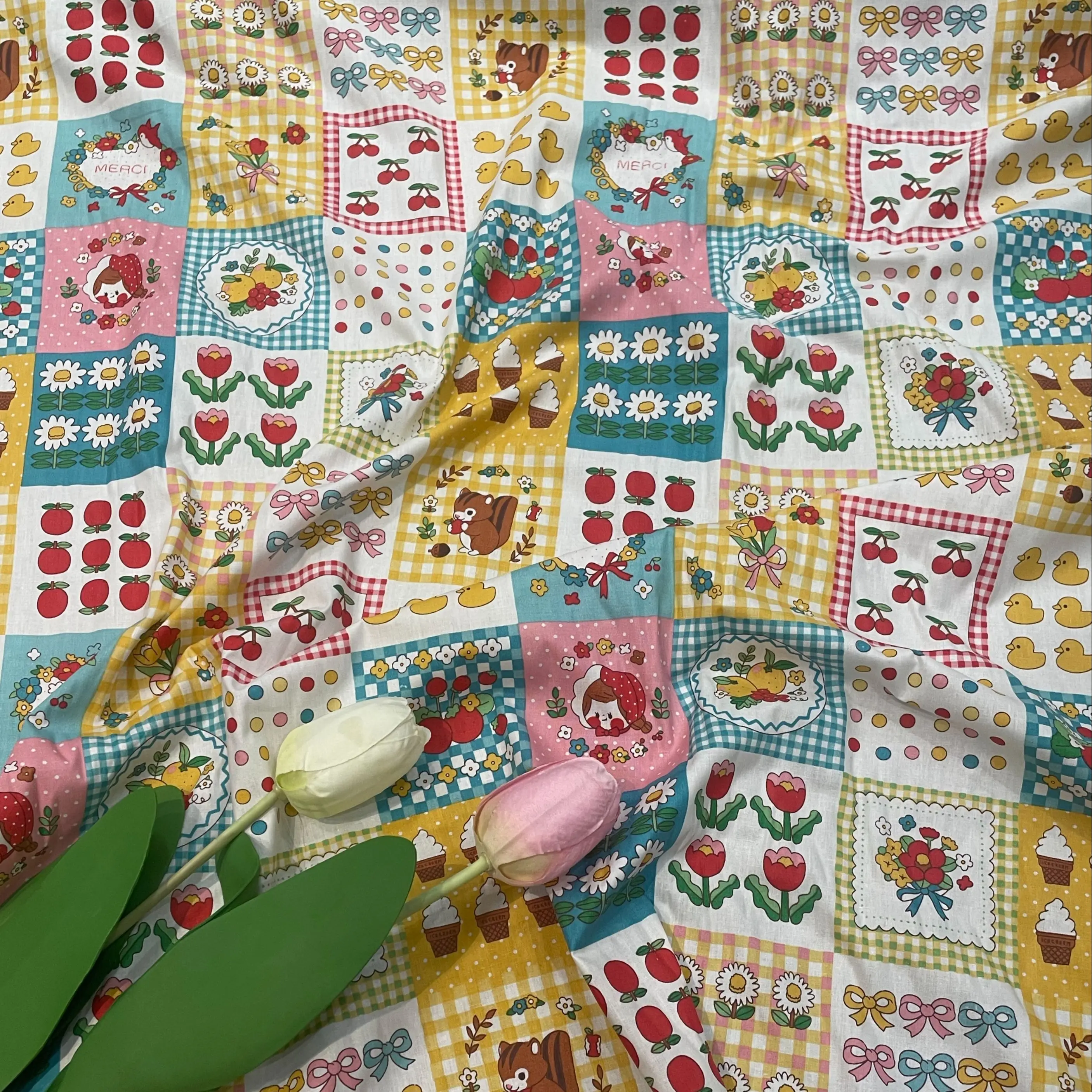 Summer Floral 100% Cotton 80S Like Liberty Fabric Digital Printing For Sewing Cloth Dresses Skirt Kids Designer Purses cotton fabric cotton poplin fabric