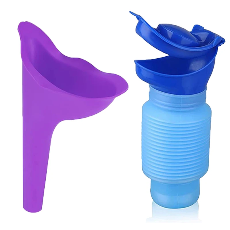 Urinoir d'extérieur Portable de 750ML, sac d'urine pour femmes, hommes et enfants, Mini toilette pour camping de voyage, randonnée, pot d'entraînement pour enfants, urinoir