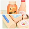 Pretend Play Toy Wooden Drink Set Kitchen Food Toys Kids Montessori Educational Game Children Wooden Imitation Toys for Girl Boy 5