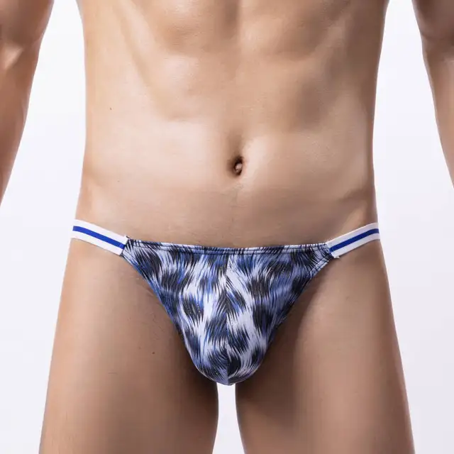 Uomo Perizoma Slip Pacco Vita Bassa Bikini Intimo T-Back G-string IT - Foto 3