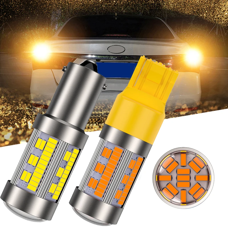 

1X 1156 P21W LED Canbus BA15S BAU15S PY21W Bulb Tail Light 4014 105SMD Led Lamp For Car Daytime Running Lights Turn Signal Light