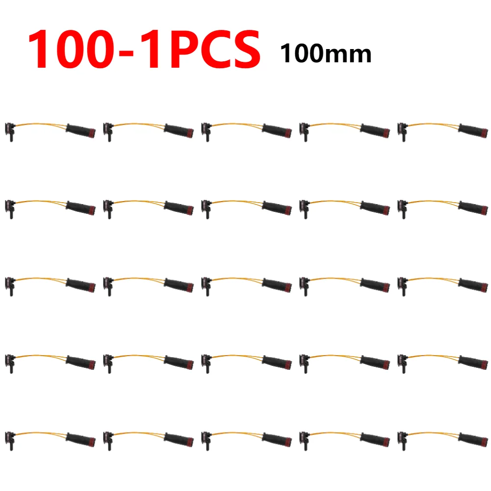 100-1 Pcs 100mm Wear Warning Sensor 2115401717 Car Front Rear Brake Pad Wear Sensor Replacement for Mercedes-Benz W220-W204