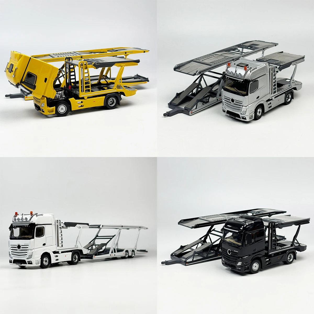 1/64 Unique Model ベンツアクトロストレーラーシルバー