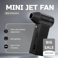 CROSSGUN Turbojet Fan X6 Powerful Air Blower Mini Turbo Jet Fan for office desk airflow test and Outdoor Camping