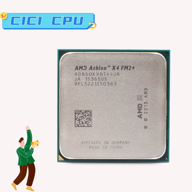 Amd Athlon X4 860 K 860 K 3.7 Ghz Duad-Core Cpu Processor Presa Di Corrente Fm2 +