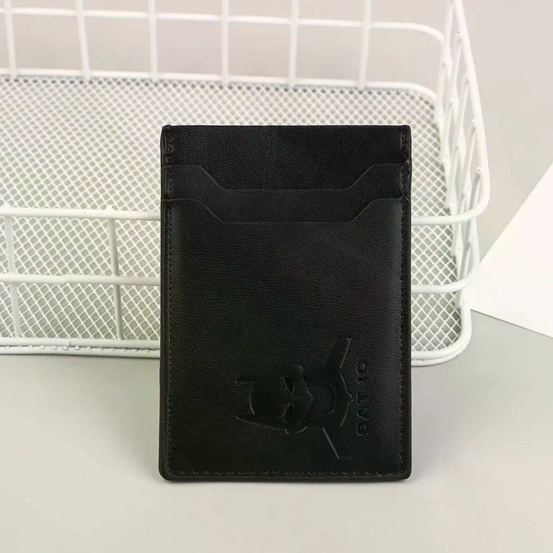 1Pcs Leather Bat Wallet For Men Personalized Gift For Husband Unique Birthday