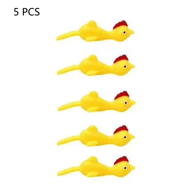 5PCS Catapult Launch Dinosaur Fun Tricky Slingshot Chick Practice Chicken Elastic  Flying Finger Birds Sticky Decompression Toys - AliExpress