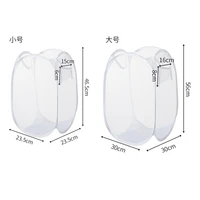 Laundry Basket Cotton Linen Foldable Laundry Hamper Waterproof Organizer Bucket Clothes Toys Large Capacity Home Storage Basket 5