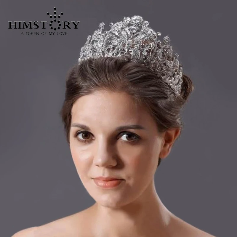 Gogeous Sparkling  Crystal Bridal Wedding Crown Tiaras Married Jewelry Hairwear Hair Accessory