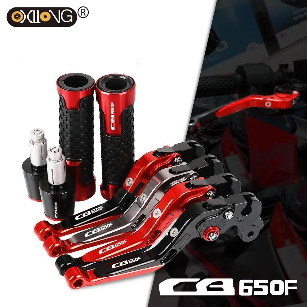 

CB650F логотип мотоциклетные Алюминиевые Регулируемые рычаги тормоза сцепления руля ручки концы для HONDA CB650F 2014 2015 2016