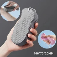 3D Bath Sponge Body Spa Scrubber Exfoliating Fish Scale Soft Painless Body Care Towel Cleanser Bathroom Bubble Shower Supplies 1