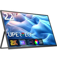 UPERFECT UMax 22 Computer Display 22inch Monitor 2K 1440P 100% sRGB IPS Screen w/ Stand For Laptop PC Mac Phone PS5 Game Console 1