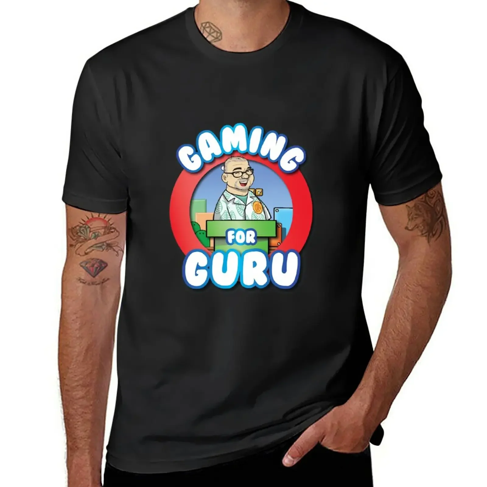 Gaming For Guru T-Shirt Ragazzi Bianchi Abbigliamento Estetico Taglie Forti Maglietta Da Uomo Grafica