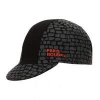 Paris Roubaix Cycling Caps Black Bike Hat One Size Fits Most 1