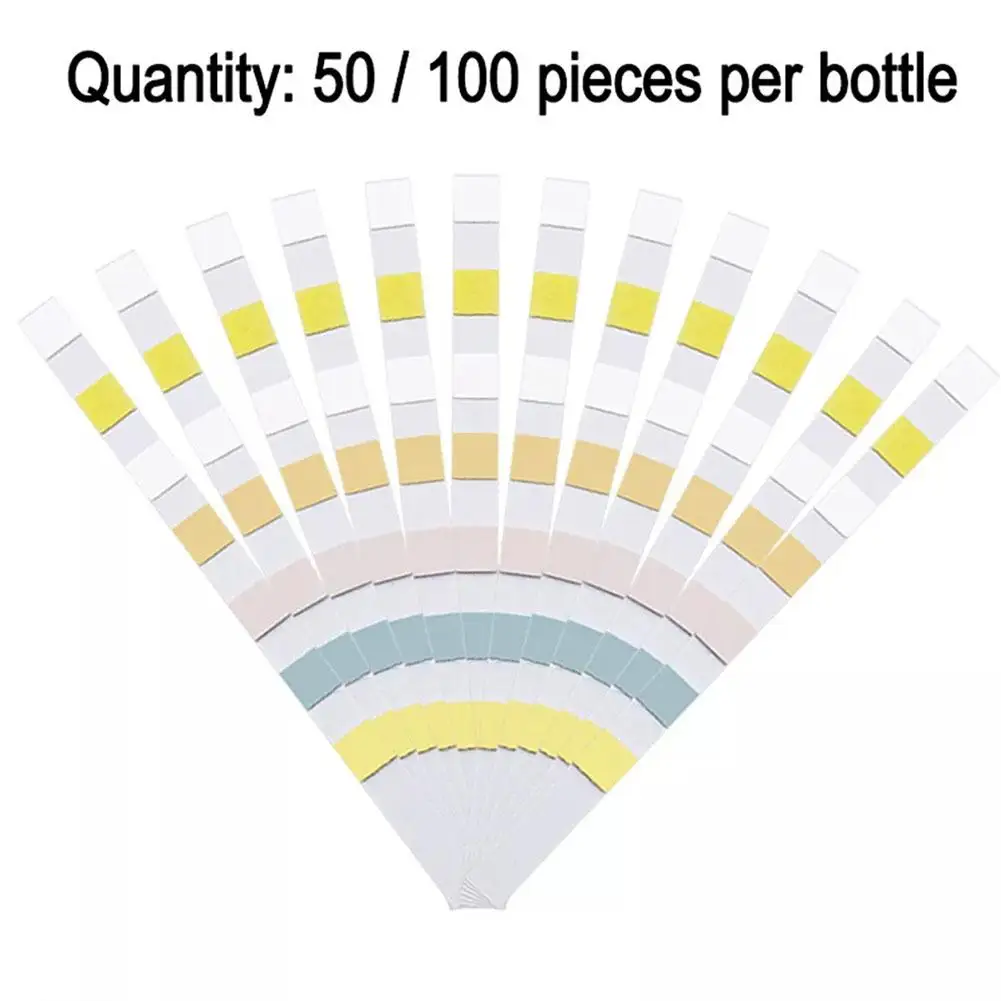 50/100Pcs 7in1 Aquarium Water Quality Testing Paper Pond Testing Water Tank Fish Supplies Quality Analysis Pape Aquarium Wa Y7K6