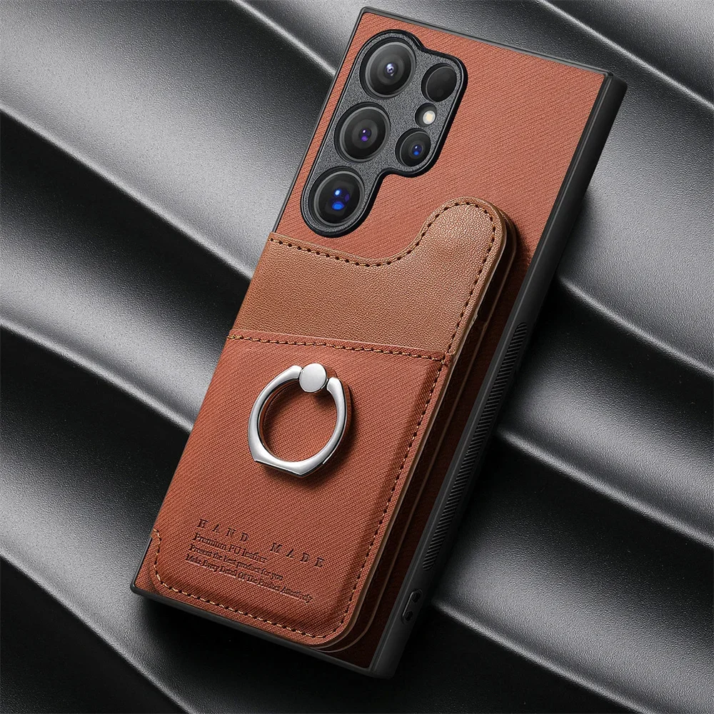 RFID-Blocking Magnetic Phone Case Wallet with Card Holder Cover