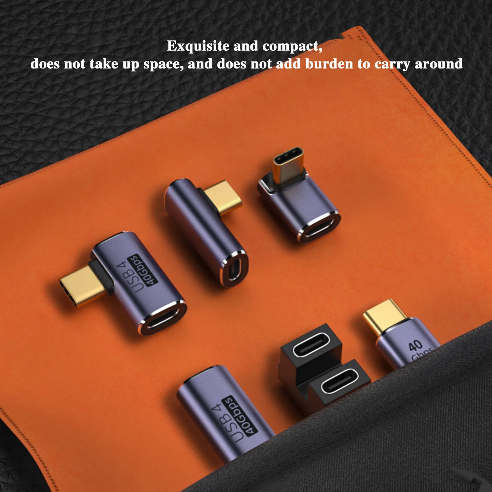 USB Type C Adapter USB 4.0 Male To Female Converter 100W Quick Charging 40Gbps Fast Data Transfer Connector For Thunderbolt 4