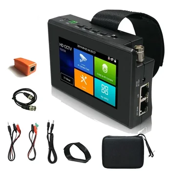 IPC1800plus 1080P 5-IN-1 TVI AHD CVI Analog IP Macchina Fotografica del CCTV Tester Costruire in Batteria di Sicurezza tester Monitor Video Audio di Prova PTZ
