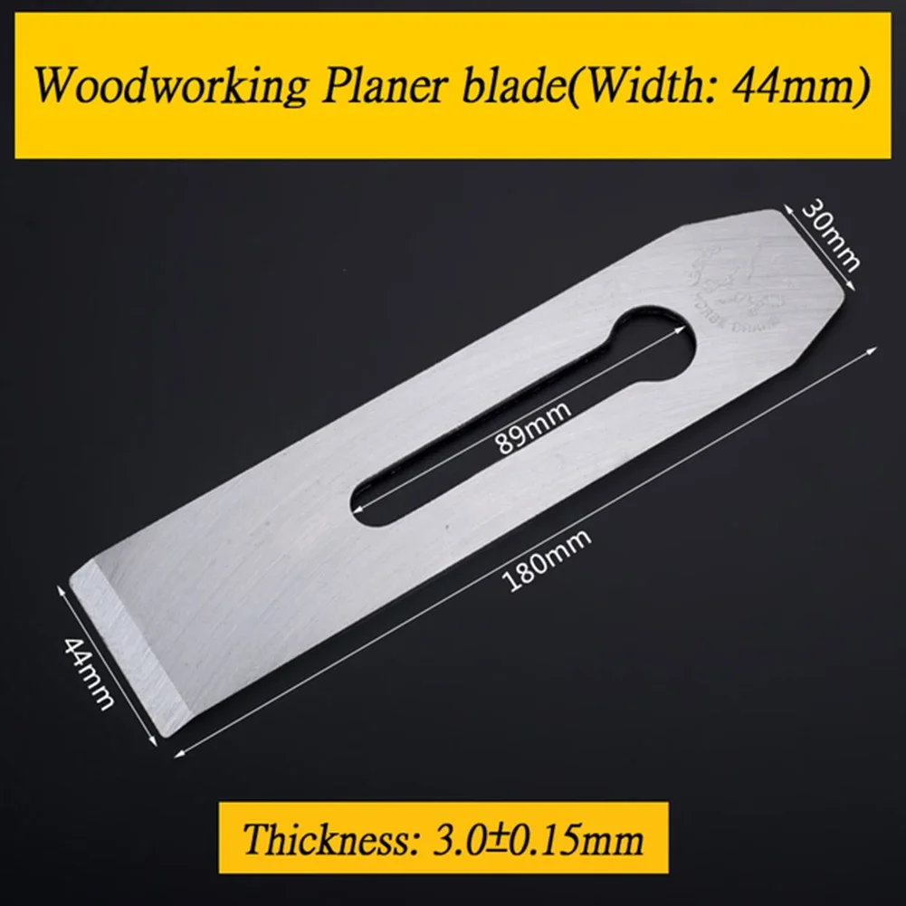 44mm/51mm Hand Planer Cutter Woodworking Hand Tools Wood Trimming Tool Manganese Steel Edge Trimming Cutter Saw Blades For Woodworking Power Tool Accessories