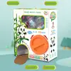 Mini Vending Machine Surprise Lucky Draw Machine Props Mini Claw Machine Prizes With 6 Twisters Kids Figures Arcade Grabber Game 2