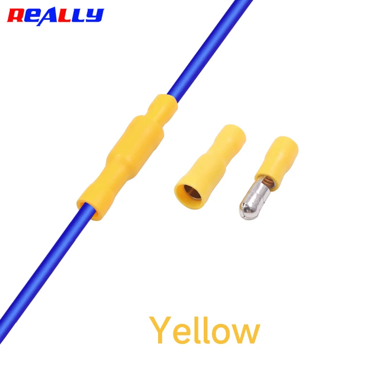 100-teiliges Isoliertes Elektrisches Steckverbinder-Set Crimp-Kabelschuhe Männlich & Weiblich für 22-10 AWG 0,5-6mm Audiokabel – Detail 23