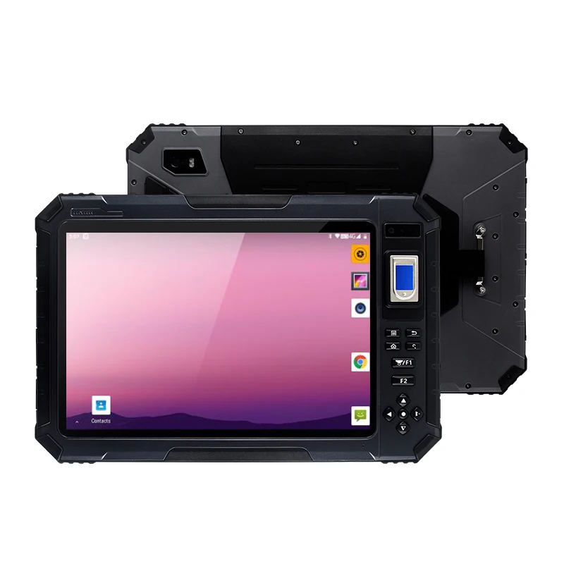 

IT101 Android 10" Inch Rugged Tablet 1000 Nits Wifi Gps Attendance Biometric Handheld Device Fingerprint Type Access Control