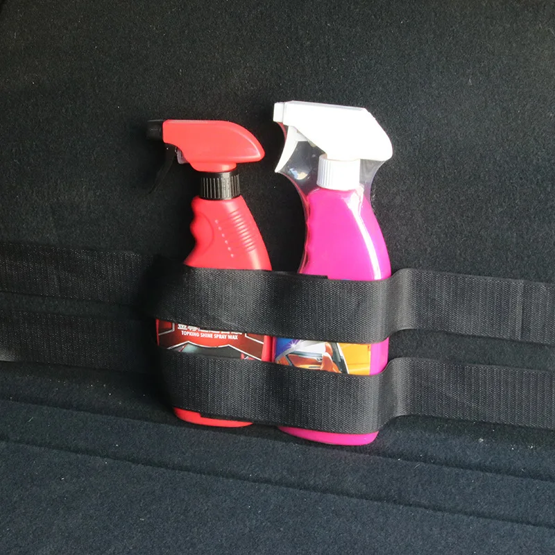 Car Trunk Organizer Elastic Fixing Belt Fixed Strap Extinguisher Storage Tapes Auto Interior Accessories