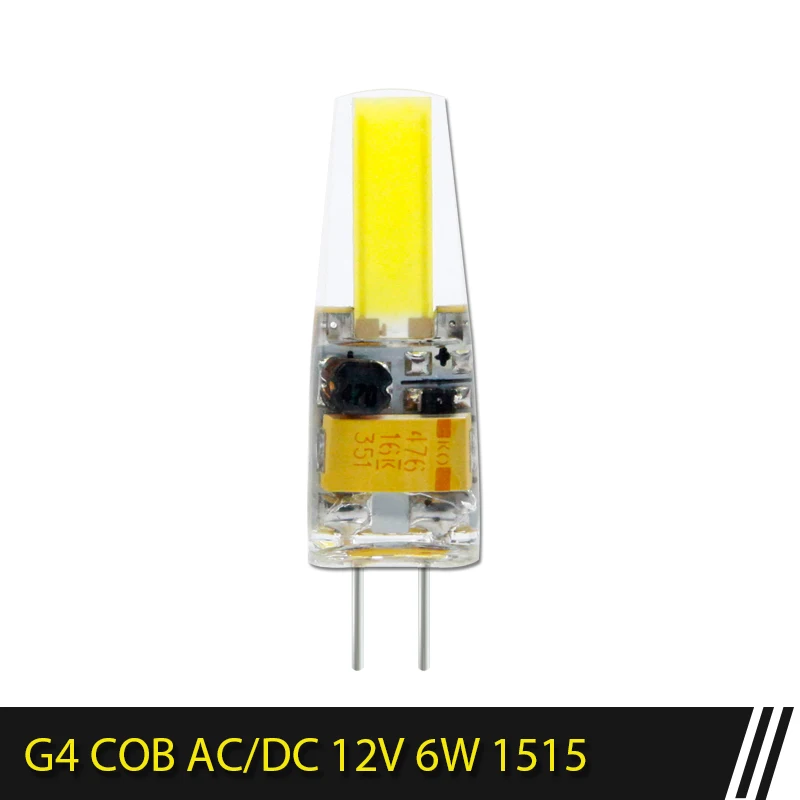 נורת LED COB G4 ניתנת לכיוון 6W 9W נורת LED COB E14 AC/DC 12V 220V למפה LED G9 COB פנס תקרה מחליף הלוגן