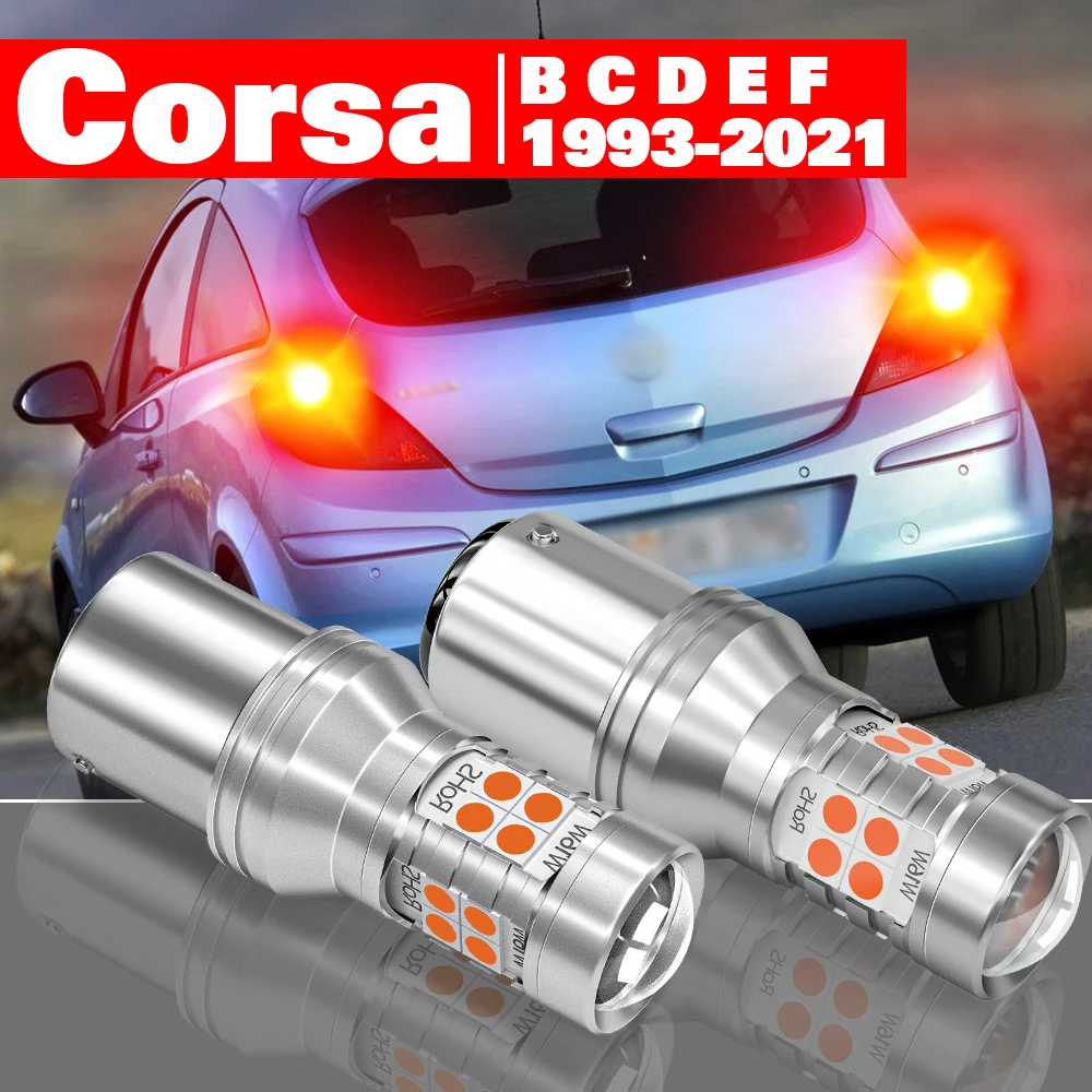 

For Opel Corsa B C D E F 1993-2021 2pcs LED Brake Light Accessories 2009 2010 2011 2012 2013 2014 2015 2016 2017 2018 2019 2020