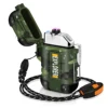 Waterproof USB Charging Electric Lighter Dual Arc Lighter Flameless Plasma Lighter Outdoor Hiking Camping Smoking Accessories 1