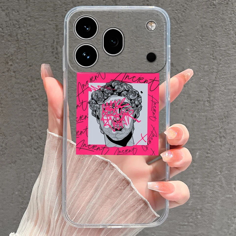 Cute Little Prince Anti-Slip Durable Transparent Phone Case - Silicone TPU Protective Shell