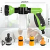 Sa64b84f377414d708a94b73d751aeb9aW.jpg Dog Shower Sprayer 8 in 1 Pet Bath Cleaning Cat Dog Shower Gun High-pressure Hose Nozzle Foam Garden Car Animal Dog Wash Tool