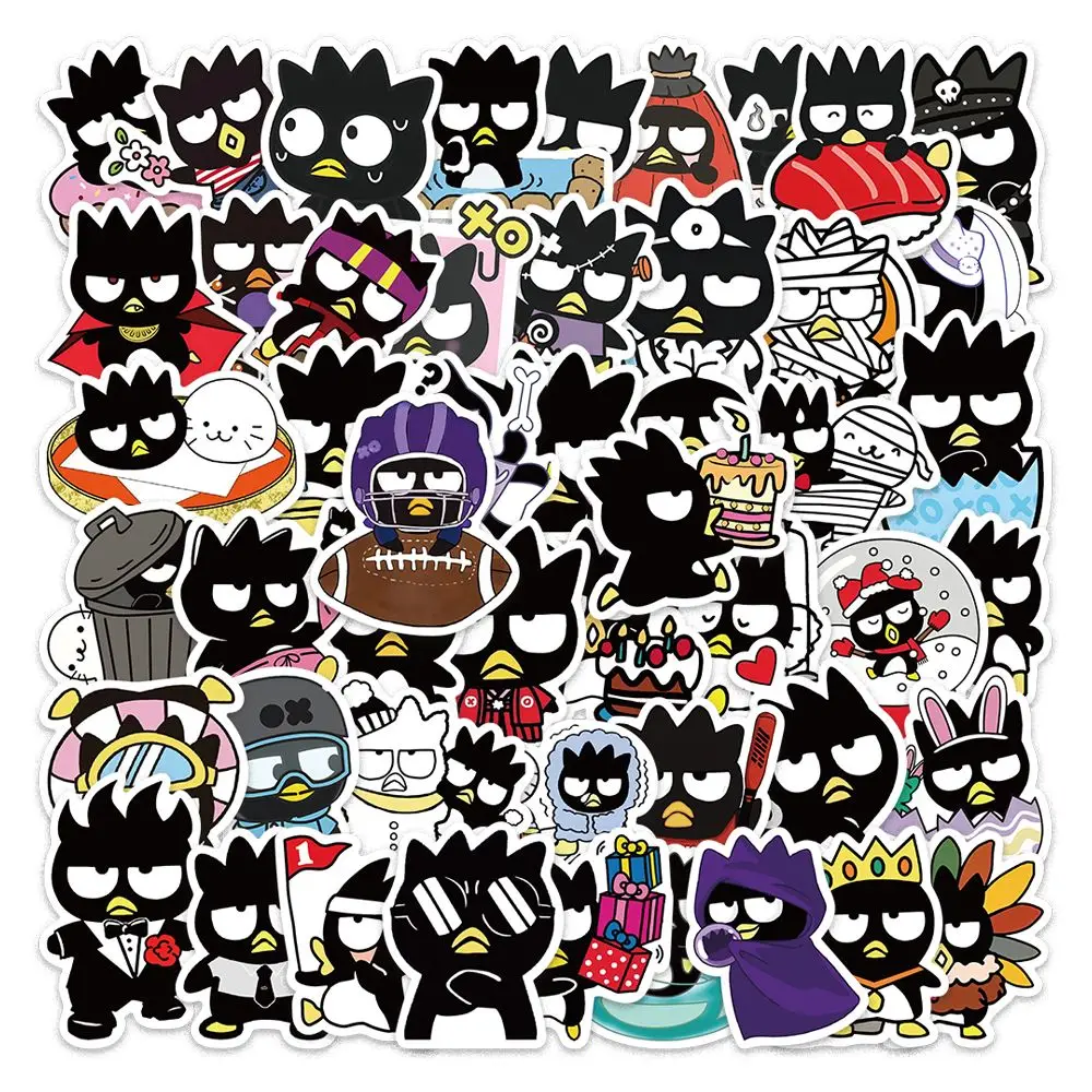 10/30/50/100pcs Kawaii Sanrio Cartoon Stickers BADTZ-MARU Anime