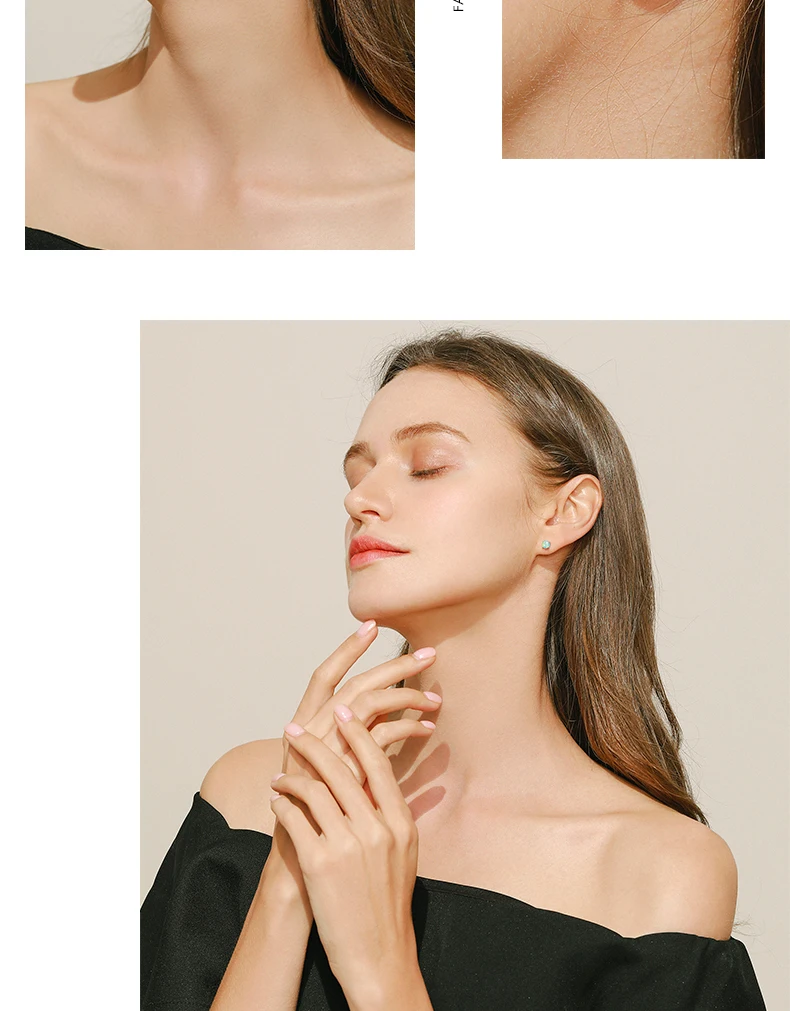 MODIAN Natural Opals Series Jewelry Set 925 Sterling Silver Luxury Finger Ring & Stud Earrings For Women Fine Jewelry Gift