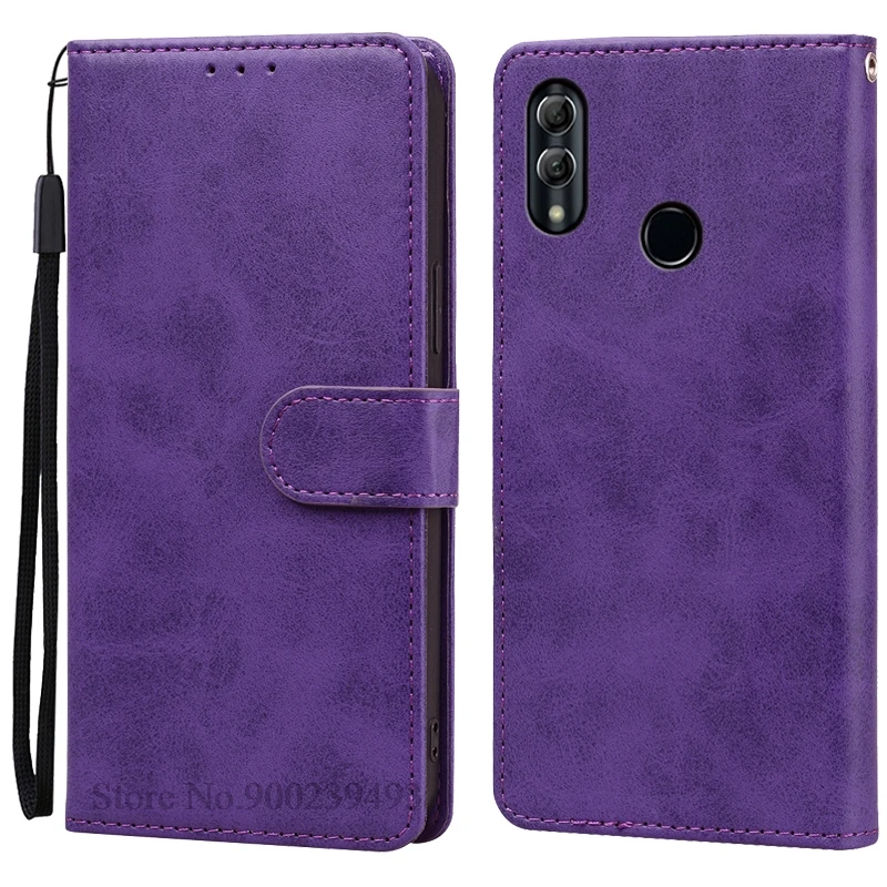 Leather Wallet Flip Case for Huawei P Smart 2019 - Soft Cover Phone Case s