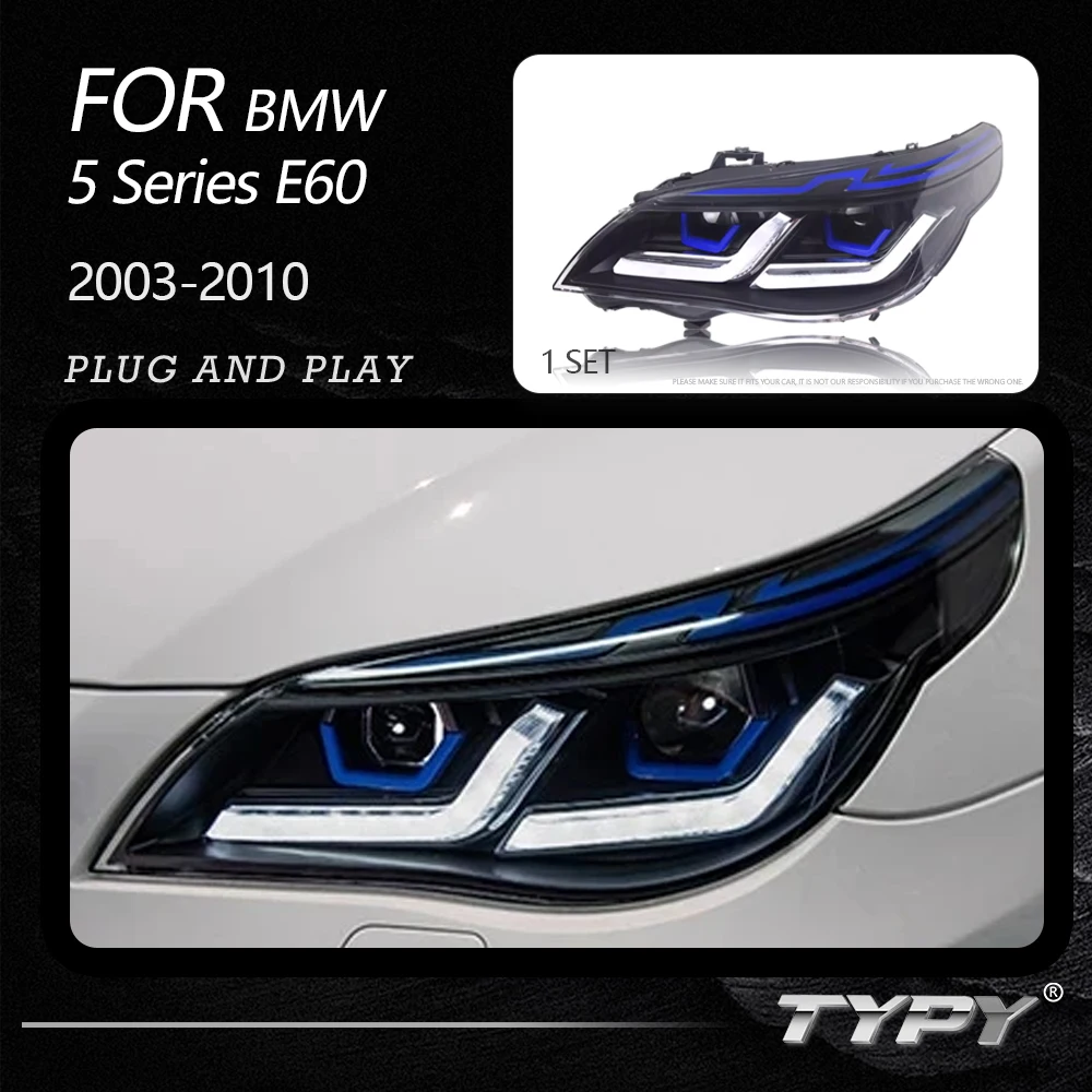 TYPYCarHeadlightsForBMW5SeriesE6020032010LEDCarLamps