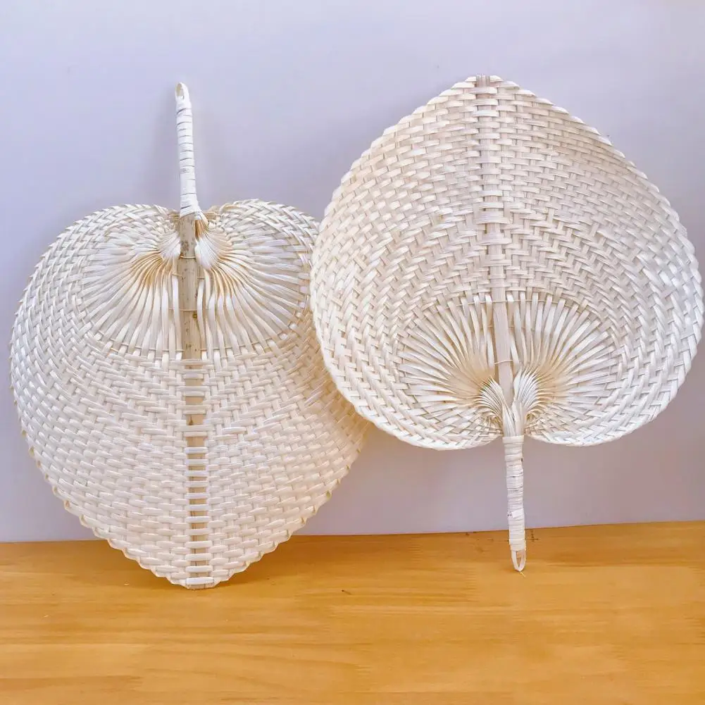 Palm Leaf Fan Handmade Bamboo Hand Fans for Summer Home Decor Lightweight for Children Wedding