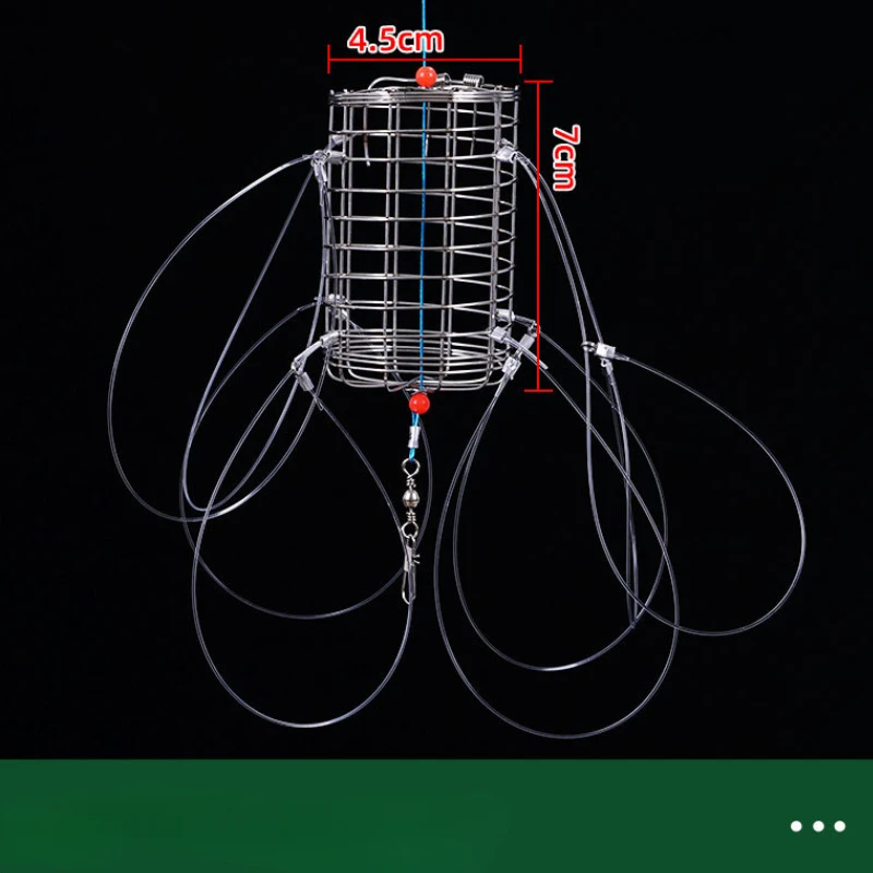 Fishing Traps Crab Traps 8 Laps Stainless Steel Crab Fishing Cages Suitable for Rock Crabs