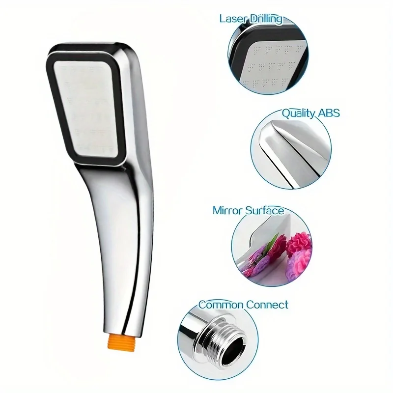 High Quality Pressure Rainfall Shower Head 300 Holes Shower Head Water Saving Filter Spray Nozzle High Pressure Water Saving 3