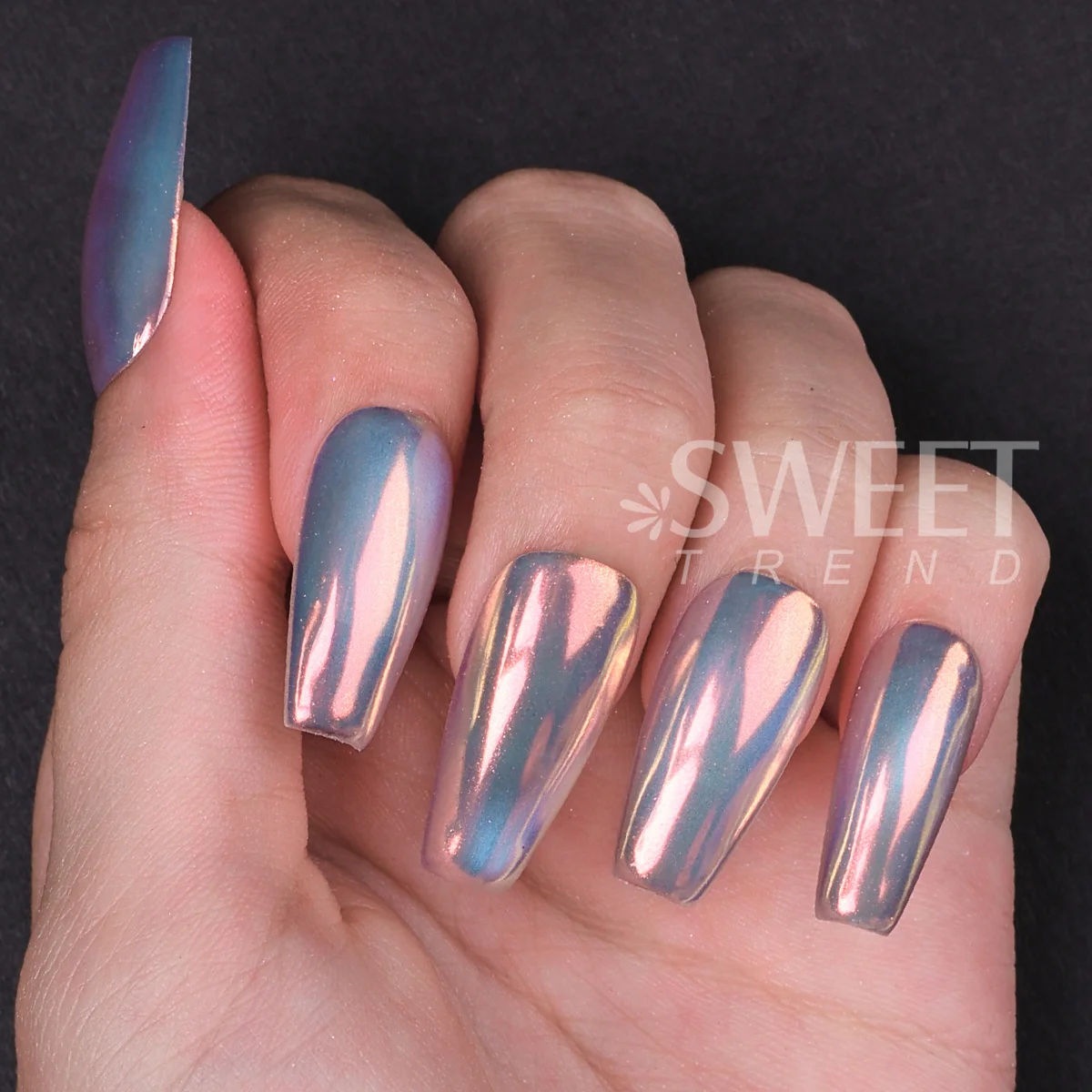 1PC Mermaid Unicorn Chrome Nail Glitter Powder Aurora Moonlight High Quality Chameleon Luxury Pigment Manicure DIY Decor Flash