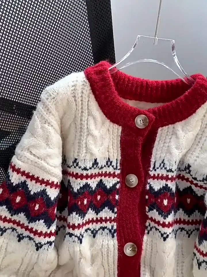 Высококачественный универсальный свитер в стиле ретро для женщин на осень и зиму