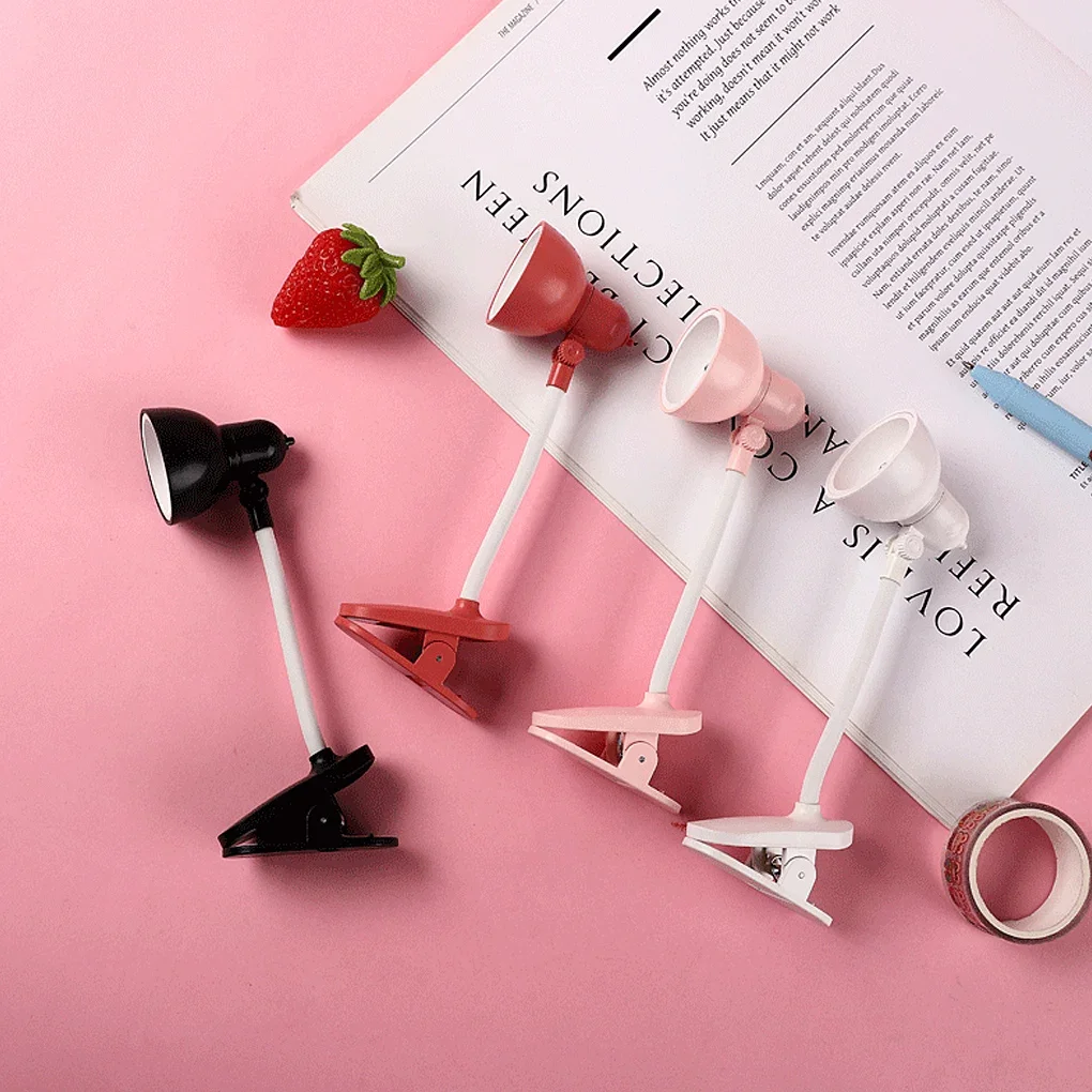Rotatable Mini Reading Lamp with Clamp - Eye Protection Desk Light for Books