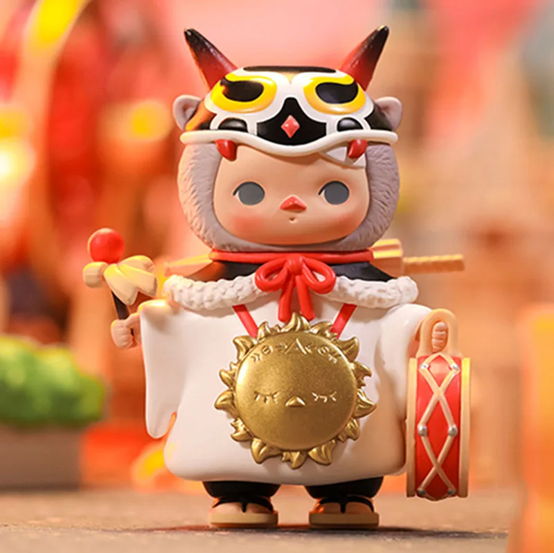 thumbnail image 1 of POP MART PUCKY Festival Baby Series Blind Box Toys, Anime Figure Doll Mystery Box, Kawaii Ornament, lindo regalo para niñas, cumpleaños, 1 of 5