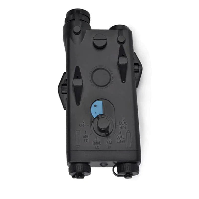 Tactical Flashlight Rail Tactical Airsoft Flashlight AN/PEQ-2 Laser Battery Case Red Laser Version No Function PEQ Box