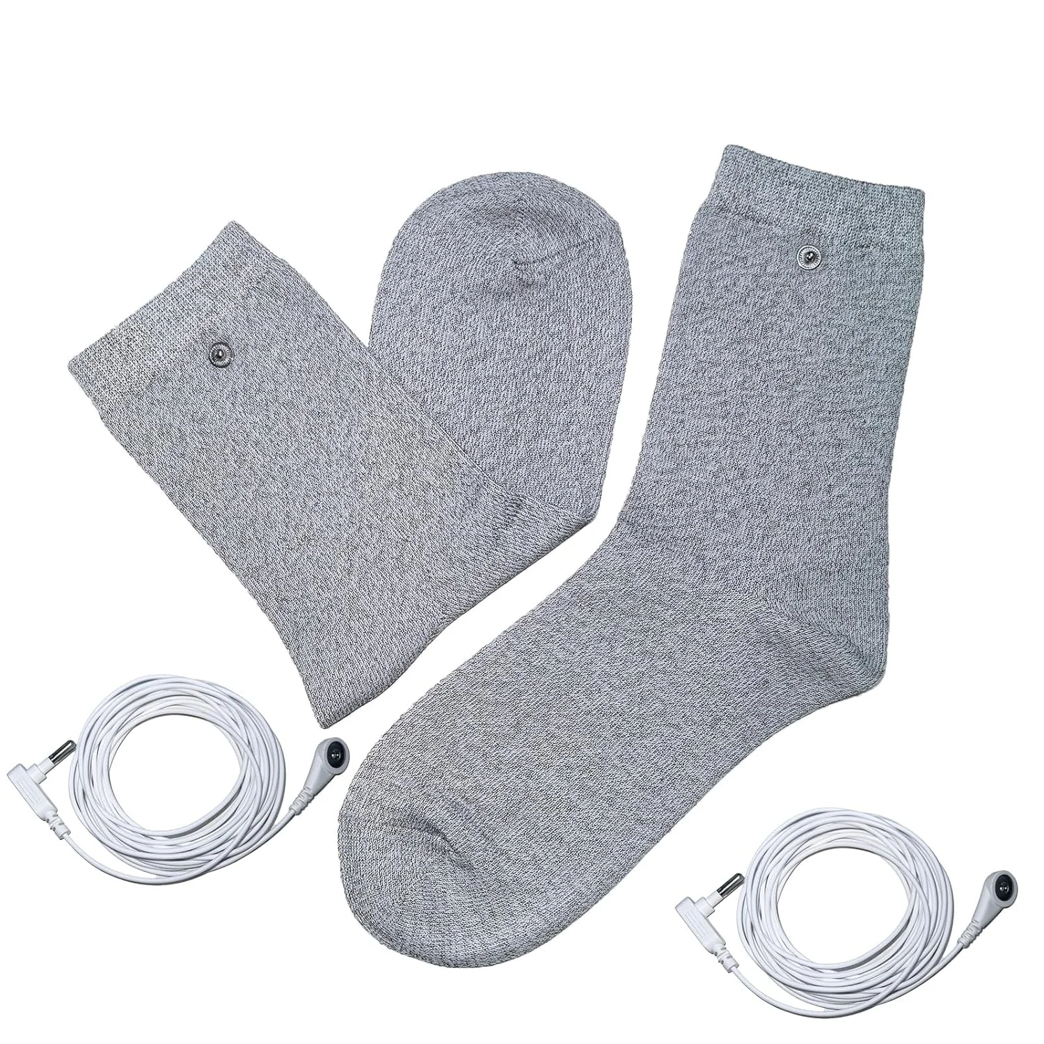 Calzini Conduttivi Con Argento Puro 8% – 3 Paia Unisex, Anti-odore, Traspiranti E Per Messa A Terra