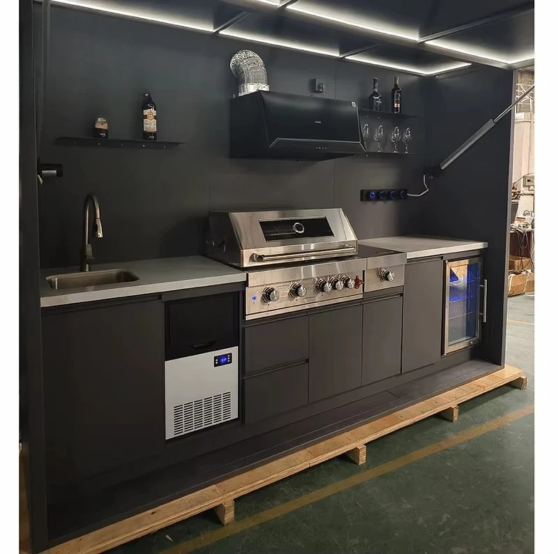 Cuisine extérieure avec auvent – Cuisine extérieure moderne 5