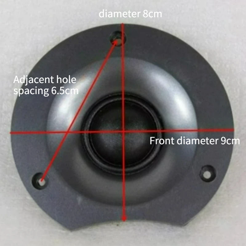SOTAMIA 2Pcs 3-3.5 Inch Tweeter Audio Speaker 8 Ohm 30W 25 Cores Silk Film Tweeter DIY Bluetooth Music Speakers for Sony