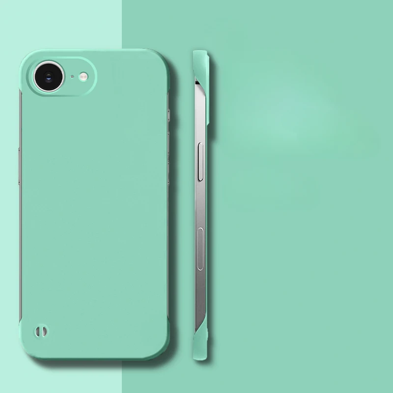Ultra-Thin Frameless Matte Phone Case - Hard PC Protective Back Cover Shell