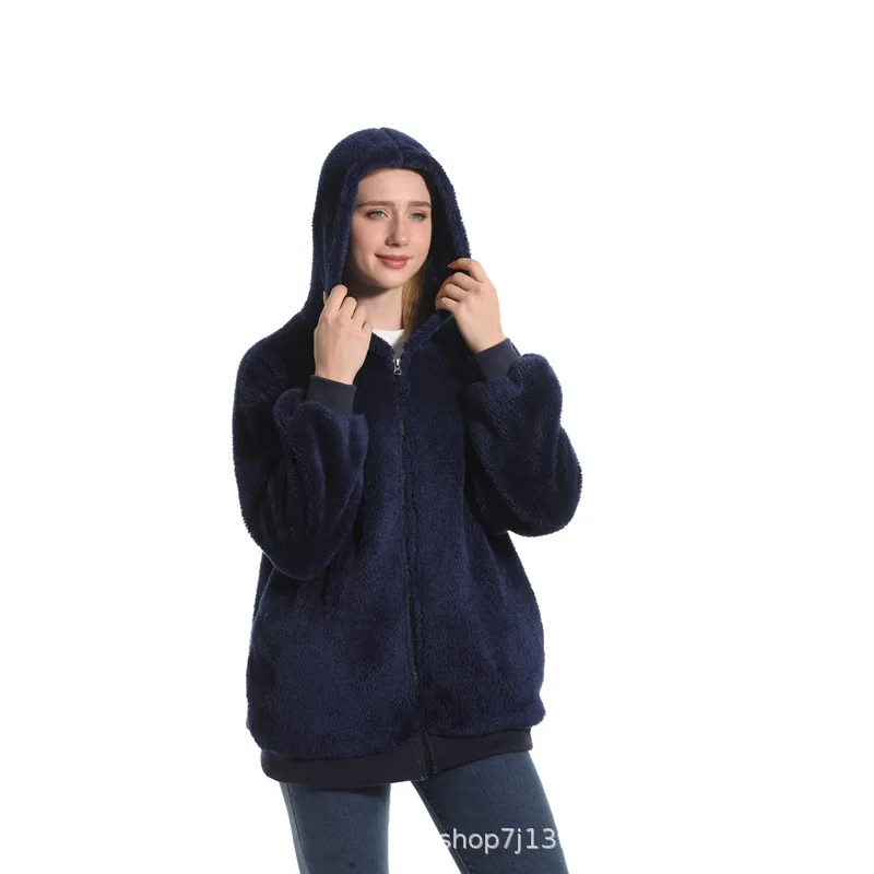 2023 Spring Autumn New Burst Hooded Long Printed Thick Commuter Hoodie Large Size Sports Zipper Shirt Couple Fashion Trend