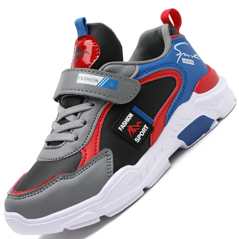

Kids Running Shoes Boys 2022 Autumn New Fashion Leather Casual Walking Sneakers Children Breathable Comfort Sport Shoes Outdoor